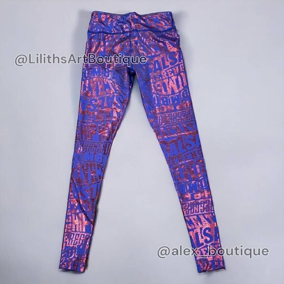 Zumba Rhythm Leggings Purple Pop Size XS (E080) - Picture 4 of 6